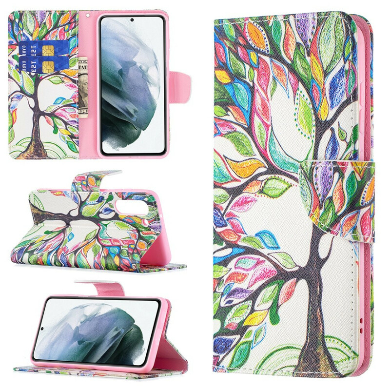 Housse Samsung Galaxy S21 FE Arbre Coloré Housse Samsung Galaxy S21 FE Arbre Coloré