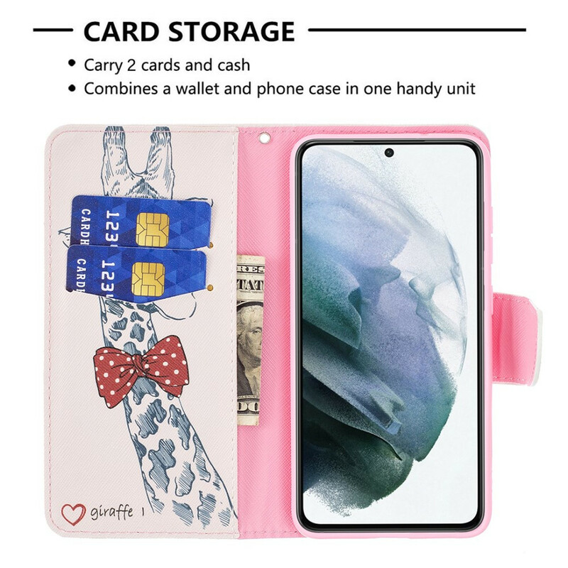 Housse Samsung Galaxy S21 FE Girafe Intello Housse Samsung Galaxy S21 FE Girafe Intello
