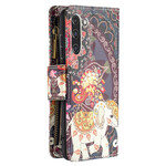 Housse Samsung Galaxy S21 FE Poche Zippée Éléphant Housse Samsung Galaxy S21 FE Poche Zippée Éléphant