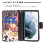 Housse Samsung Galaxy S21 FE Poche Zippée Éléphant Housse Samsung Galaxy S21 FE Poche Zippée Éléphant