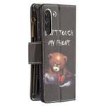 Housse Samsung Galaxy S21 FE Poche Zippée Ours Housse Samsung Galaxy S21 FE Poche Zippée Ours