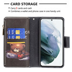 Housse Samsung Galaxy S21 FE Poche Zippée Ours Housse Samsung Galaxy S21 FE Poche Zippée Ours