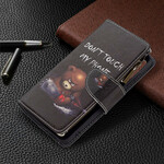 Housse Samsung Galaxy S21 FE Poche Zippée Ours Housse Samsung Galaxy S21 FE Poche Zippée Ours