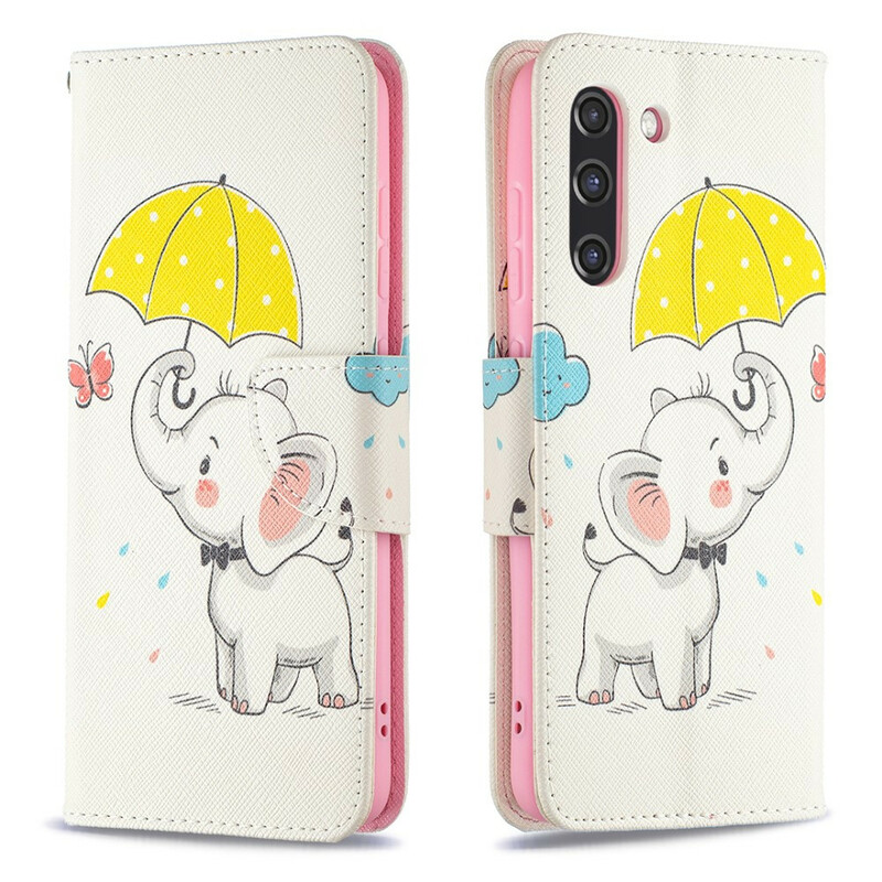 Housse Samsung Galaxy S21 FE Bébé Éléphant Housse Samsung Galaxy S21 FE Bébé Éléphant