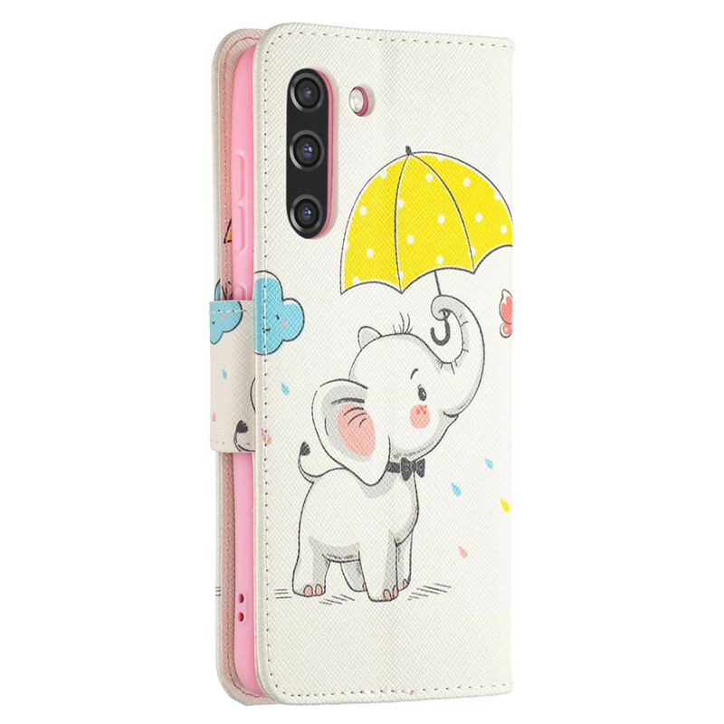 Housse Samsung Galaxy S21 FE Bébé Éléphant Housse Samsung Galaxy S21 FE Bébé Éléphant