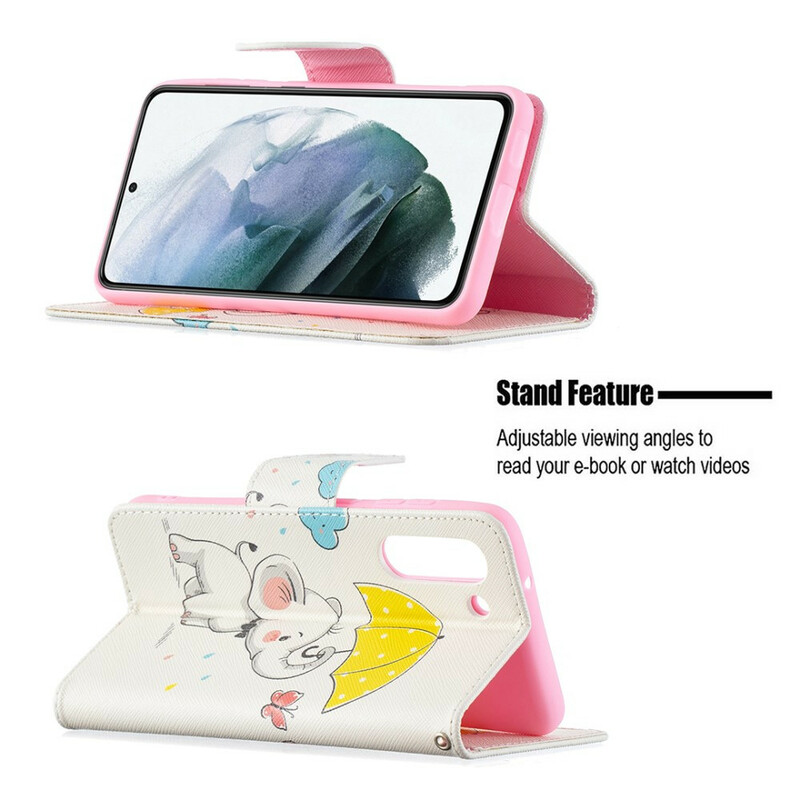 Housse Samsung Galaxy S21 FE Bébé Éléphant Housse Samsung Galaxy S21 FE Bébé Éléphant