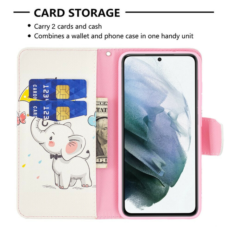 Housse Samsung Galaxy S21 FE Bébé Éléphant Housse Samsung Galaxy S21 FE Bébé Éléphant