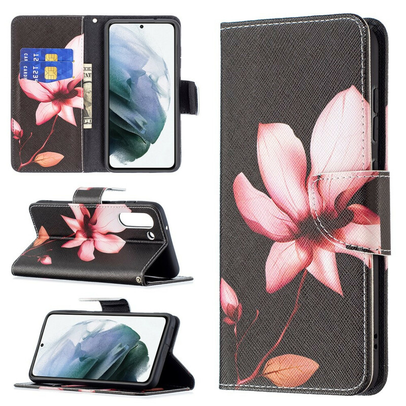 Housse Samsung Galaxy S21 FE Fleur Rose