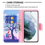 Housse Samsung Galaxy S21 FE Hiboux Sur La Balançoire Housse Samsung Galaxy S21 FE Hiboux Sur La Balançoire