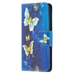 Housse Samsung Galaxy S21 FE Papillons Rois Housse Samsung Galaxy S21 FE Papillons Rois