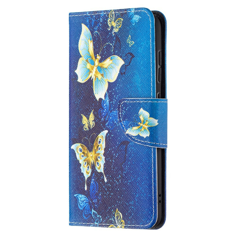 Housse Samsung Galaxy S21 FE Papillons Rois Housse Samsung Galaxy S21 FE Papillons Rois