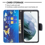 Housse Samsung Galaxy S21 FE Papillons Rois Housse Samsung Galaxy S21 FE Papillons Rois