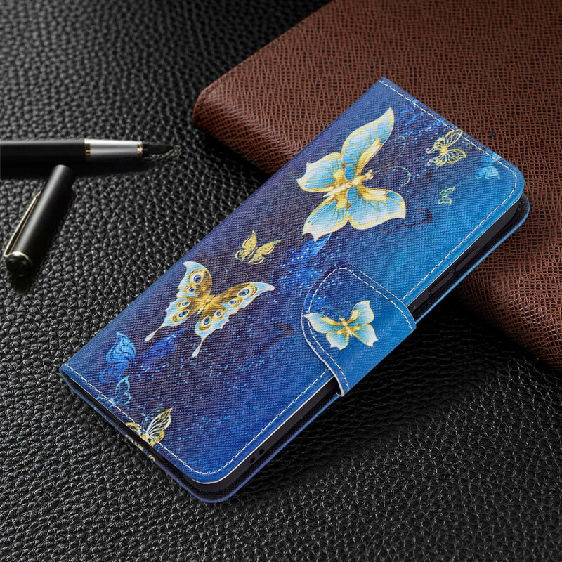 Housse Samsung Galaxy S21 FE Papillons Rois Housse Samsung Galaxy S21 FE Papillons Rois