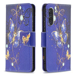 Housse Samsung Galaxy S21 FE Papillons Rois