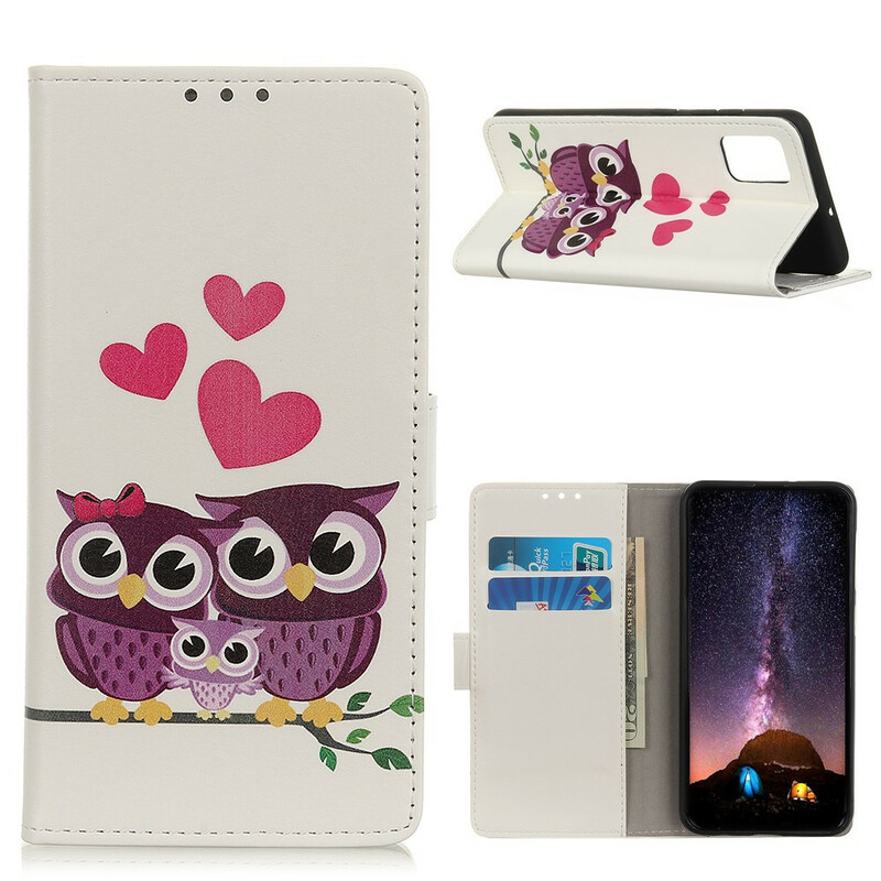 Housse Xiaomi Redmi 9T / Note 9 Couple de Hiboux Housse Xiaomi Redmi 9T / Note 9 Couple de Hiboux
