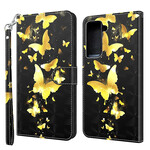 Housse Samsung Galaxy S21 FE Papillons Jaunes Housse Samsung Galaxy S21 FE Papillons Jaunes