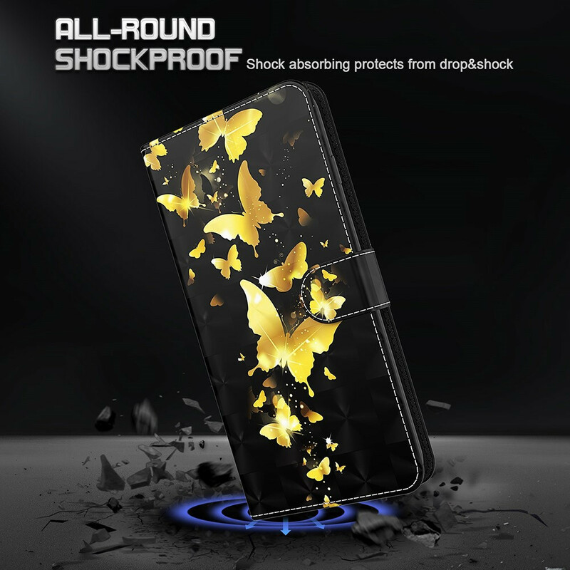 Housse Samsung Galaxy S21 FE Papillons Jaunes Housse Samsung Galaxy S21 FE Papillons Jaunes