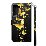 Housse Samsung Galaxy S21 FE Papillons Jaunes Housse Samsung Galaxy S21 FE Papillons Jaunes