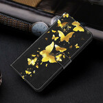 Housse Samsung Galaxy S21 FE Papillons Jaunes Housse Samsung Galaxy S21 FE Papillons Jaunes