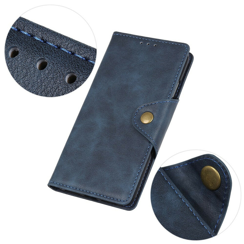 Housse Xiaomi Redmi 9T / Note 9 Simili Cuir Bouton Housse Xiaomi Redmi 9T / Note 9 Simili Cuir Bouton