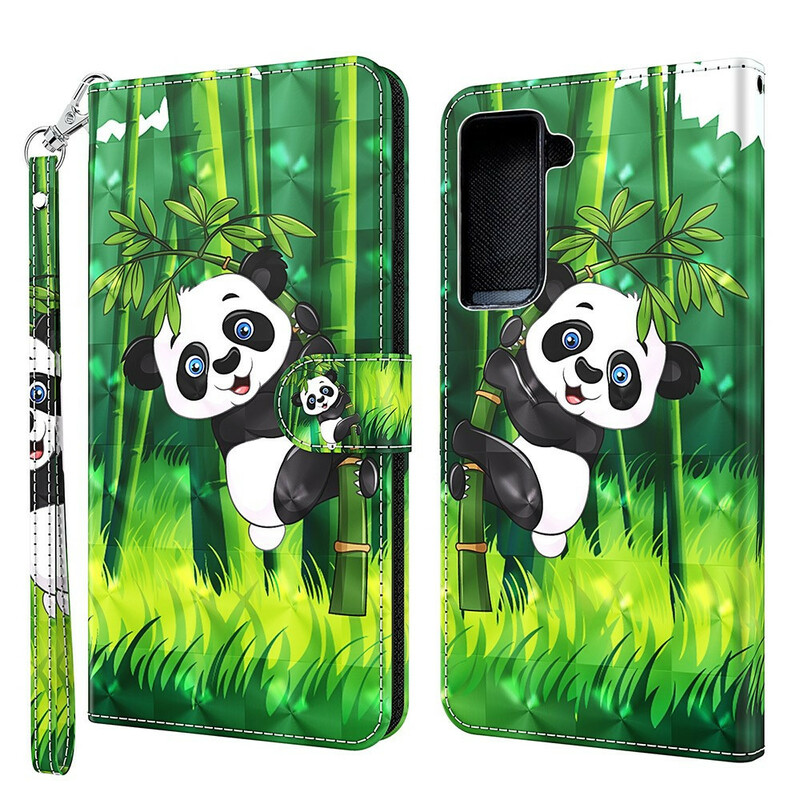 Housse Samsung Galaxy S21 FE Panda et Bambou Housse Samsung Galaxy S21 FE Panda et Bambou