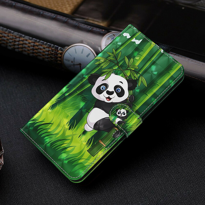 Housse Samsung Galaxy S21 FE Panda et Bambou