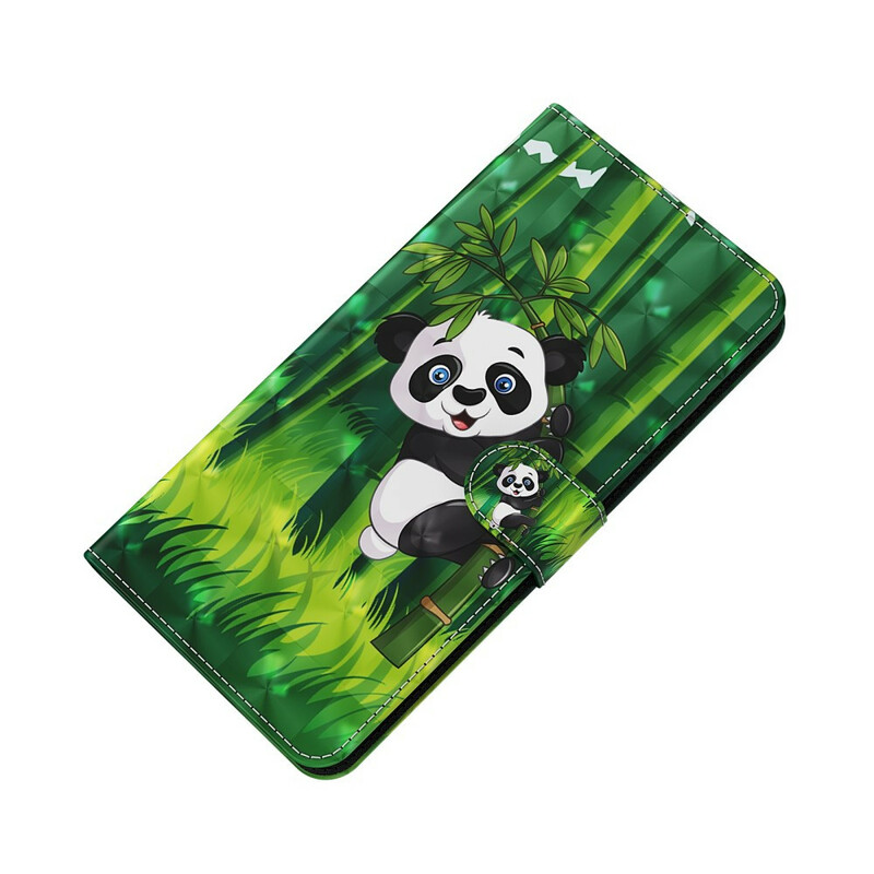 Housse Xiaomi Redmi 9T / Note 9 Panda et Bambou