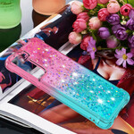 Coque Samsung Galaxy S21 FE Paillettes Colors