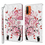 Housse Xiaomi Redmi 9T / Note 9 Arbre Rose Housse Xiaomi Redmi 9T / Note 9 Arbre Rose