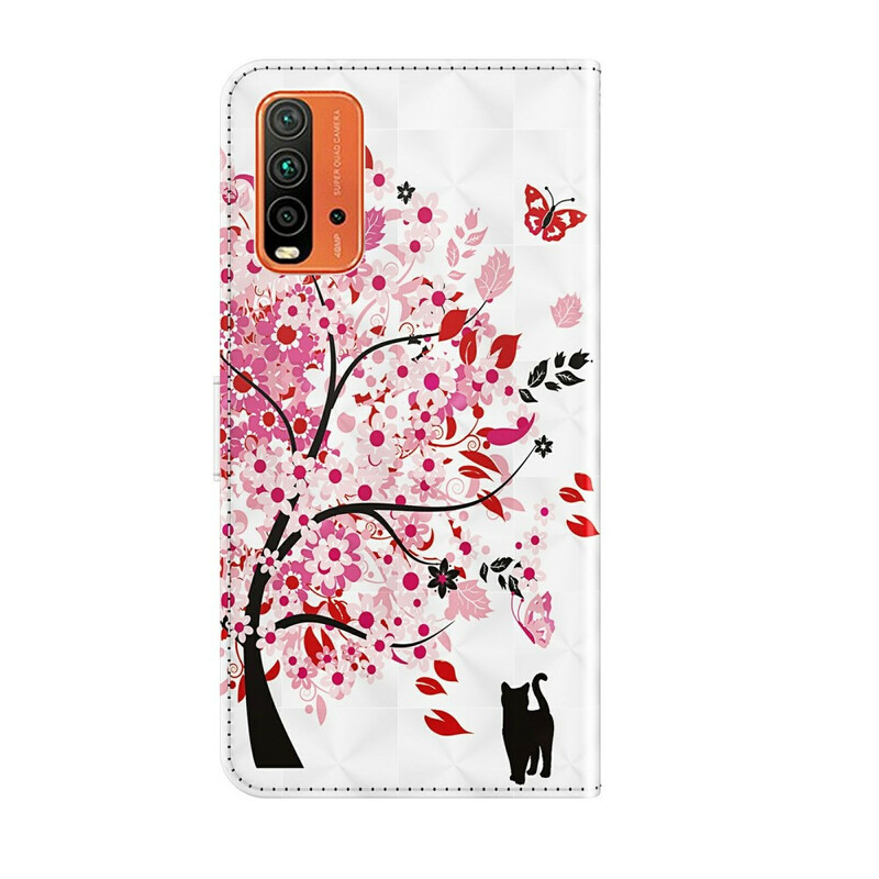 Housse Xiaomi Redmi 9T / Note 9 Arbre Rose Housse Xiaomi Redmi 9T / Note 9 Arbre Rose
