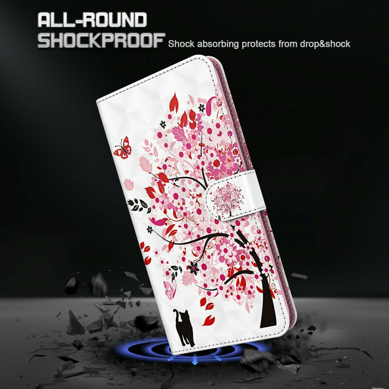 Housse Xiaomi Redmi 9T / Note 9 Arbre Rose Housse Xiaomi Redmi 9T / Note 9 Arbre Rose