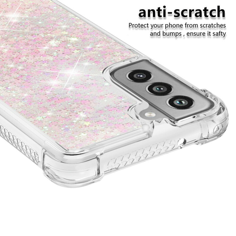 Coque Samsung Galaxy S21 FE Désires Paillettes