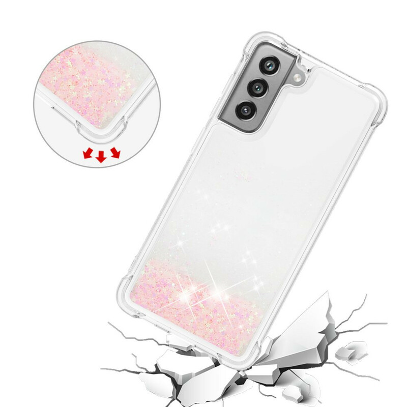 Coque Samsung Galaxy S21 FE Désires Paillettes