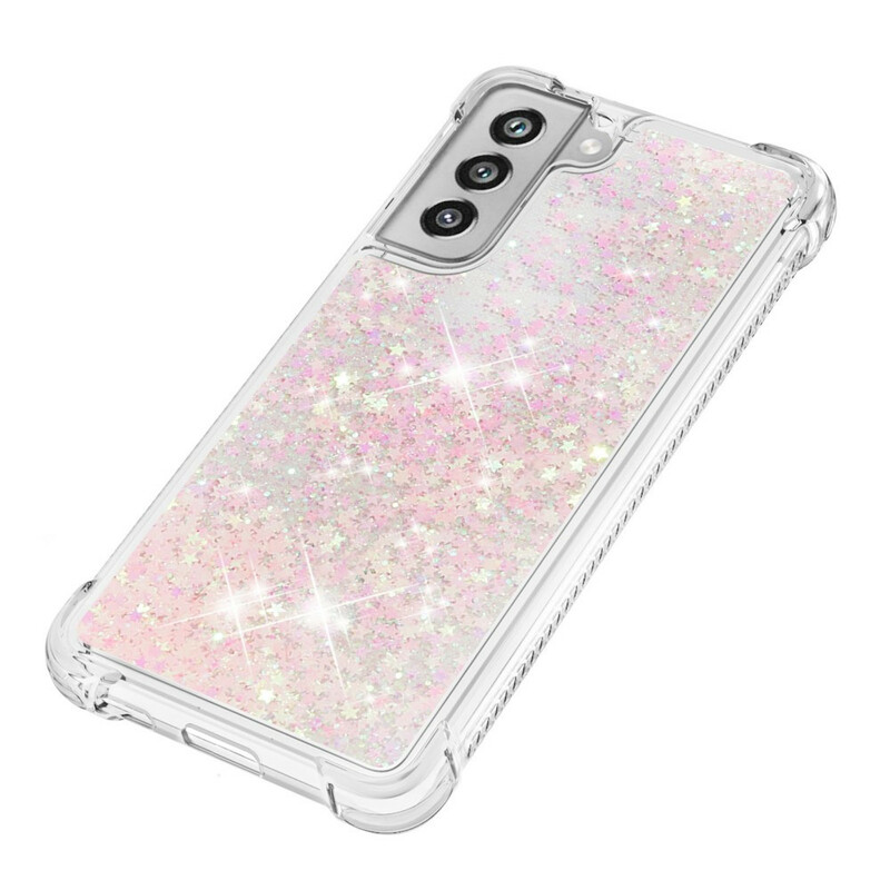 Coque Samsung Galaxy S21 FE Désires Paillettes