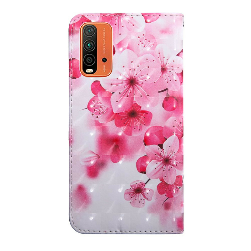 Housse Xiaomi Redmi 9T / Note 9 Fleurs Roses Housse Xiaomi Redmi 9T / Note 9 Fleurs Roses