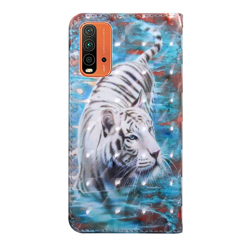 Housse Xiaomi Redmi 9T / Note 9 Tigre dans l'Eau