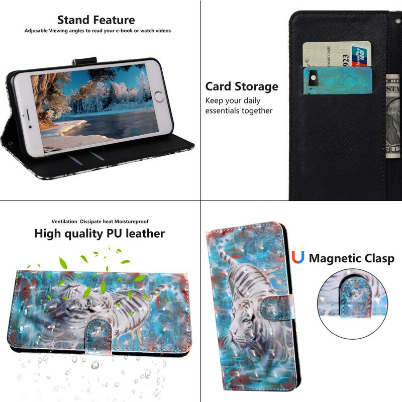 Housse Xiaomi Redmi 9T / Note 9 Tigre dans l'Eau Housse Xiaomi Redmi 9T / Note 9 Tigre dans l'Eau