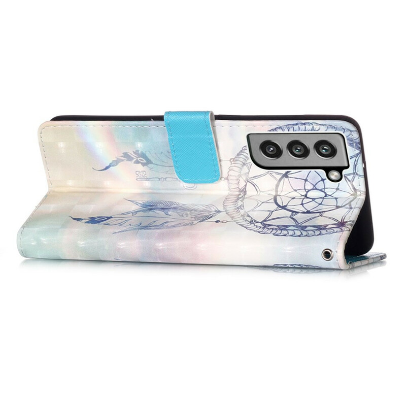 Housse Samsung Galaxy S21 FE Attrape Rêves Aquarelle