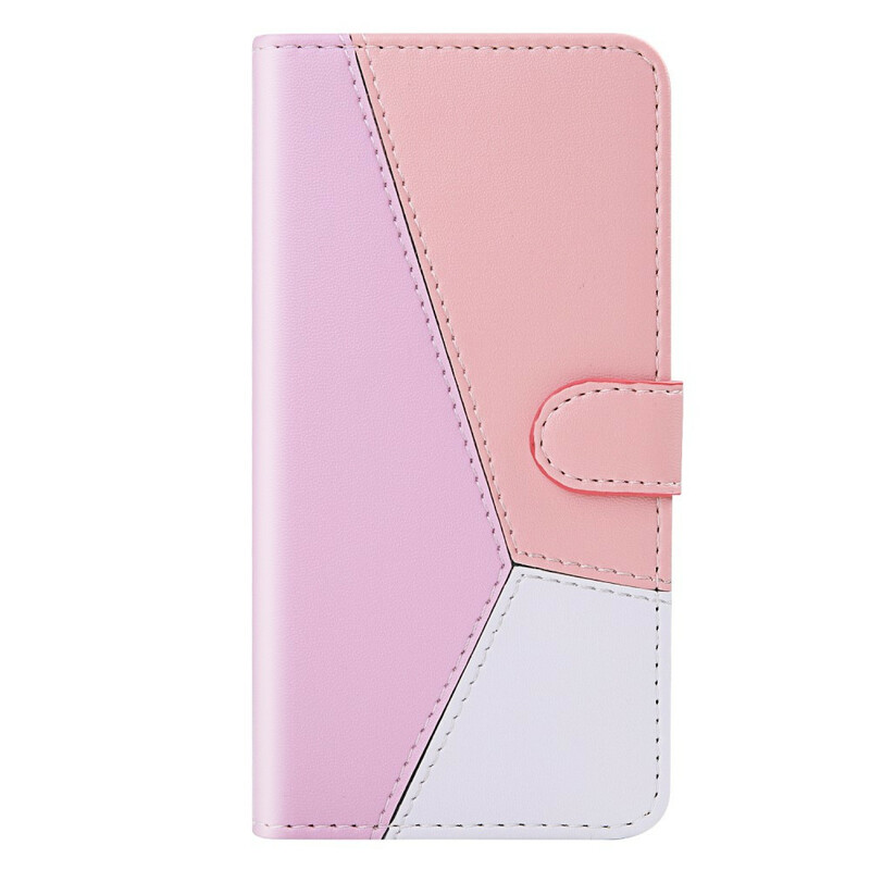 Housse Xiaomi Redmi 9T / Note 9 Effet Cuir Tricolore