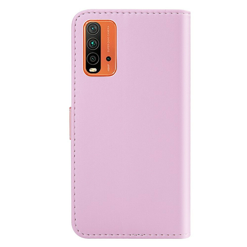 Housse Xiaomi Redmi 9T / Note 9 Effet Cuir Tricolore Housse Xiaomi Redmi 9T / Note 9 Effet Cuir Tricolore