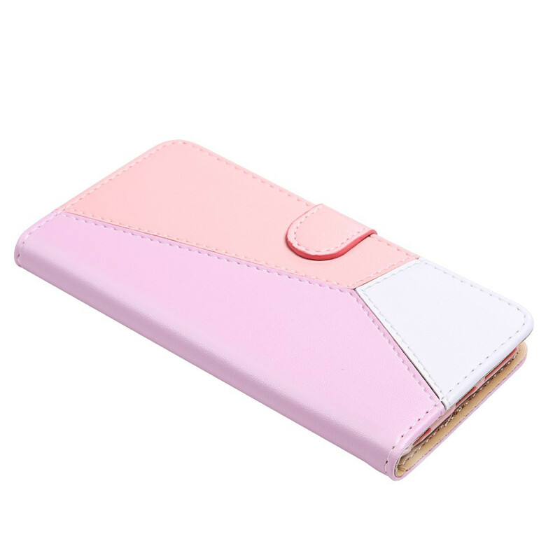 Housse Xiaomi Redmi 9T / Note 9 Effet Cuir Tricolore Housse Xiaomi Redmi 9T / Note 9 Effet Cuir Tricolore