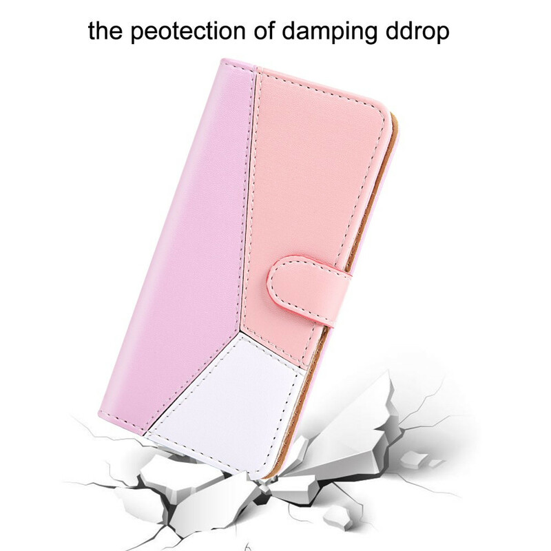 Housse Xiaomi Redmi 9T / Note 9 Effet Cuir Tricolore Housse Xiaomi Redmi 9T / Note 9 Effet Cuir Tricolore