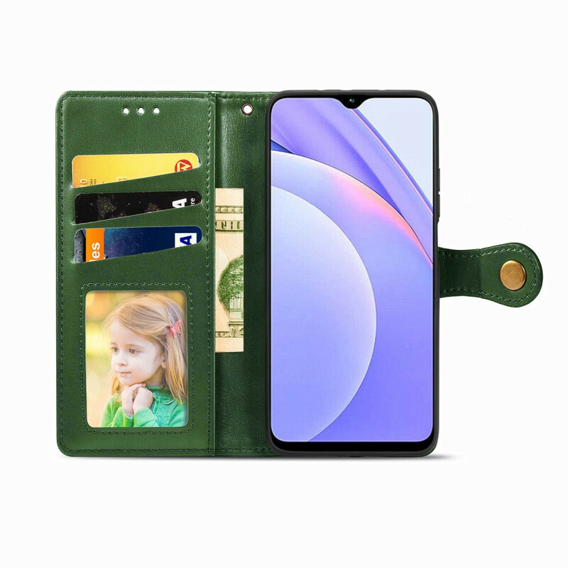 Housse Xiaomi Redmi 9T / Note 9 Simili Cuir et Fermoir Vintage Housse Xiaomi Redmi 9T / Note 9 Simili Cuir et Fermoir Vintage