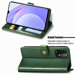 Housse Xiaomi Redmi 9T / Note 9 Simili Cuir et Fermoir Vintage Housse Xiaomi Redmi 9T / Note 9 Simili Cuir et Fermoir Vintage
