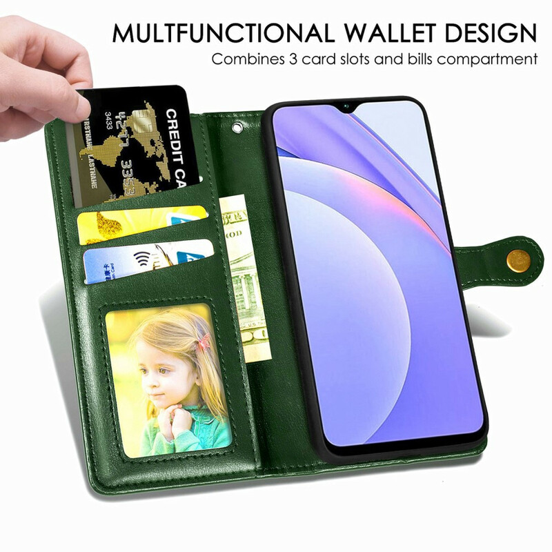 Housse Xiaomi Redmi 9T / Note 9 Simili Cuir et Fermoir Vintage Housse Xiaomi Redmi 9T / Note 9 Simili Cuir et Fermoir Vintage
