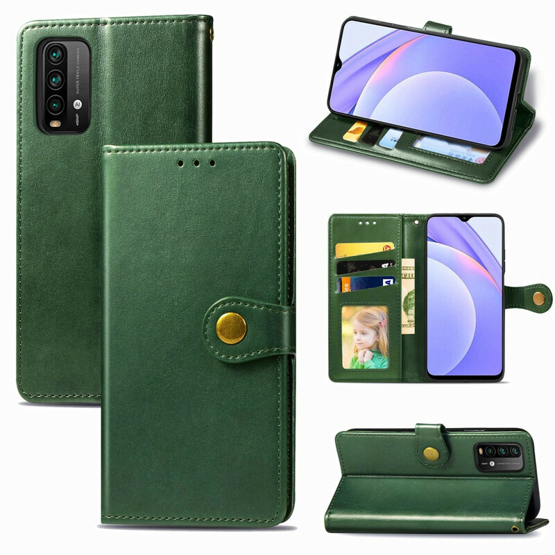Housse Xiaomi Redmi 9T / Note 9 Simili Cuir et Fermoir Vintage Housse Xiaomi Redmi 9T / Note 9 Simili Cuir et Fermoir Vintage