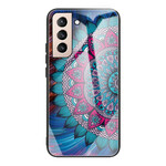 Coque Samsung Galaxy S21 FE Verre Trempé Mandala Coque Samsung Galaxy S21 FE Verre Trempé Mandala