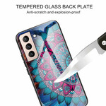 Coque Samsung Galaxy S21 FE Verre Trempé Mandala Coque Samsung Galaxy S21 FE Verre Trempé Mandala