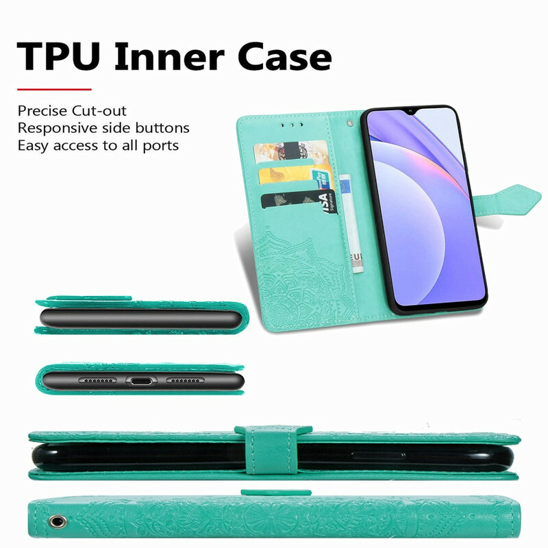 Housse Xiaomi Redmi 9T / Note 9 Mandala Moyen Age Housse Xiaomi Redmi 9T / Note 9 Mandala Moyen Age