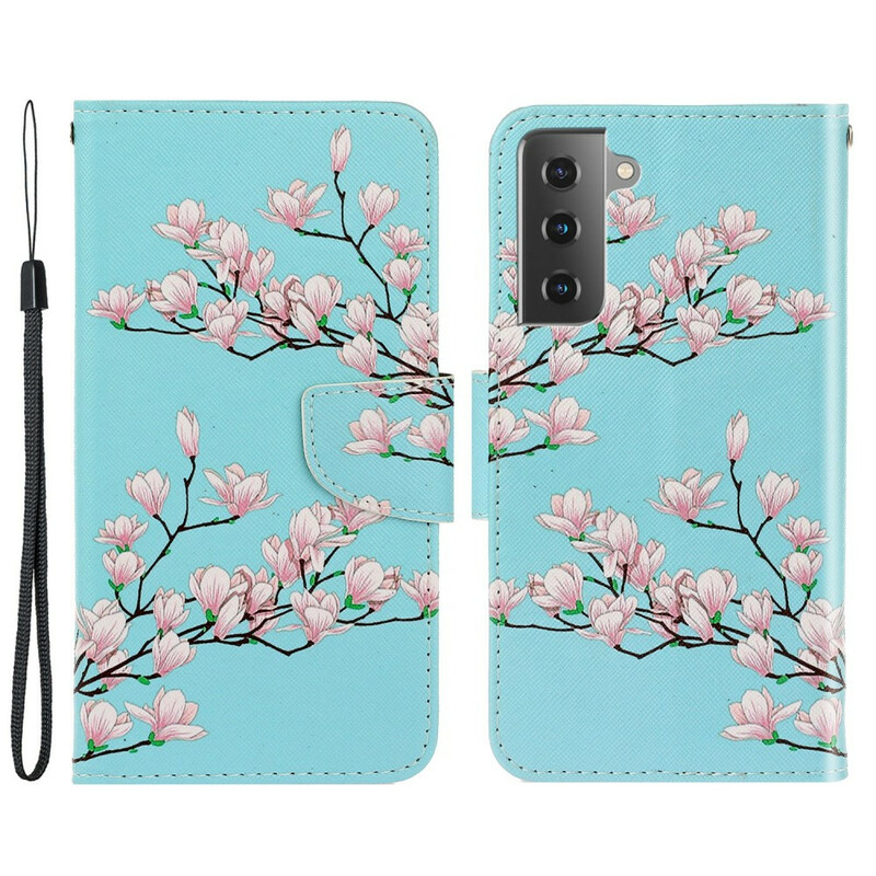 Housse Samsung Galaxy S21 FE Arbrissime à Lanière Housse Samsung Galaxy S21 FE Arbrissime à Lanière
